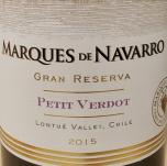 Korta Vineyards - Marques De Navarro Petit Verdot 2019 (750)