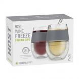 True Fabrications - Freeze Cooling Wine Glass Set of 2 0